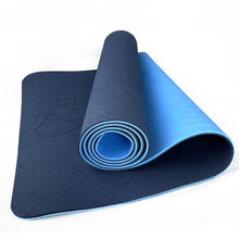 Load image into Gallery viewer, Baja Sol Yoga Mat Exercise Mats 6mm TPE Non Slip Extra Thick High Density, Friendly for Yoga,Workout,Pilates