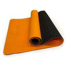 Load image into Gallery viewer, Baja Sol Yoga Mat Exercise Mats 6mm TPE Non Slip Extra Thick High Density, Friendly for Yoga,Workout,Pilates