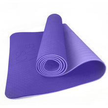 Load image into Gallery viewer, Baja Sol Yoga Mat Exercise Mats 6mm TPE Non Slip Extra Thick High Density, Friendly for Yoga,Workout,Pilates