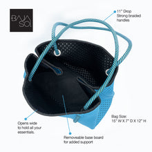 Load image into Gallery viewer, BajaSol Neoprene Multi-purpose Beach Bag-Tote, Travel Bag-Tote, Pool bag-Tote