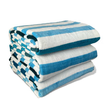 Load image into Gallery viewer, Baja Sol Extra Large, Plush Beach Towel (40 x 70), Cotton, Striped Beach, Pool, Bath Towel