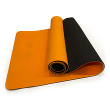 Load image into Gallery viewer, Baja Sol Yoga Mat Exercise Mats 6mm TPE Non Slip Extra Thick High Density, Friendly for Yoga,Workout,Pilates
